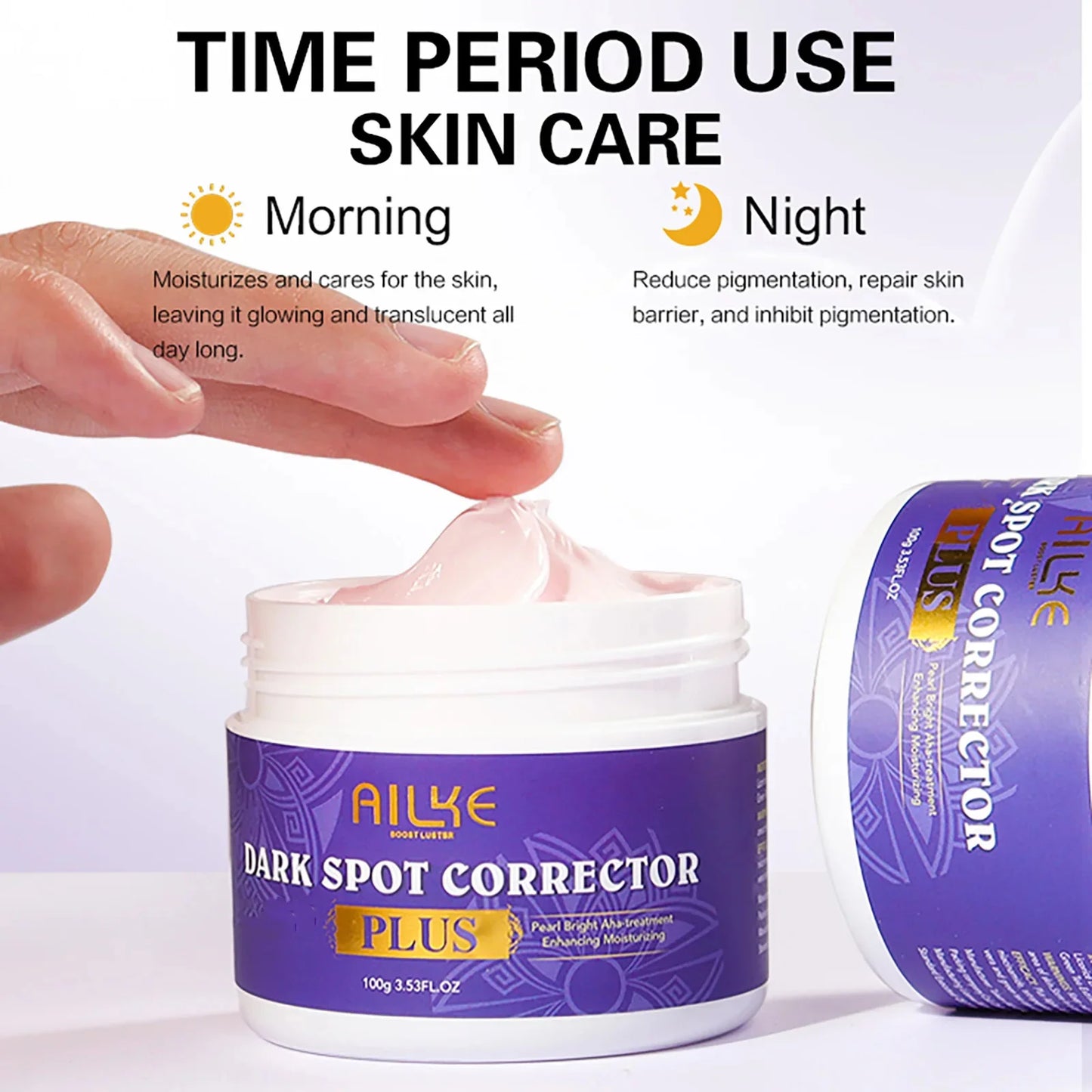 AILKE Glutathione PLUS Whitening Skin Care Set, Advanced Lightening Lotion, Moisturizes, Softens, Brighten Kit for Men, Women