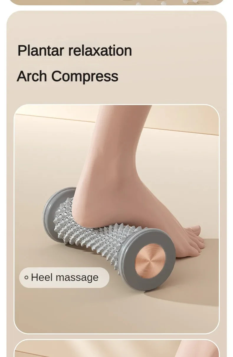 Foot Massager Massage Roller Yoga Massage Ball Plantar Fascia Roller Muscle Relaxation Care Plastic Manual Mini Foot Massager