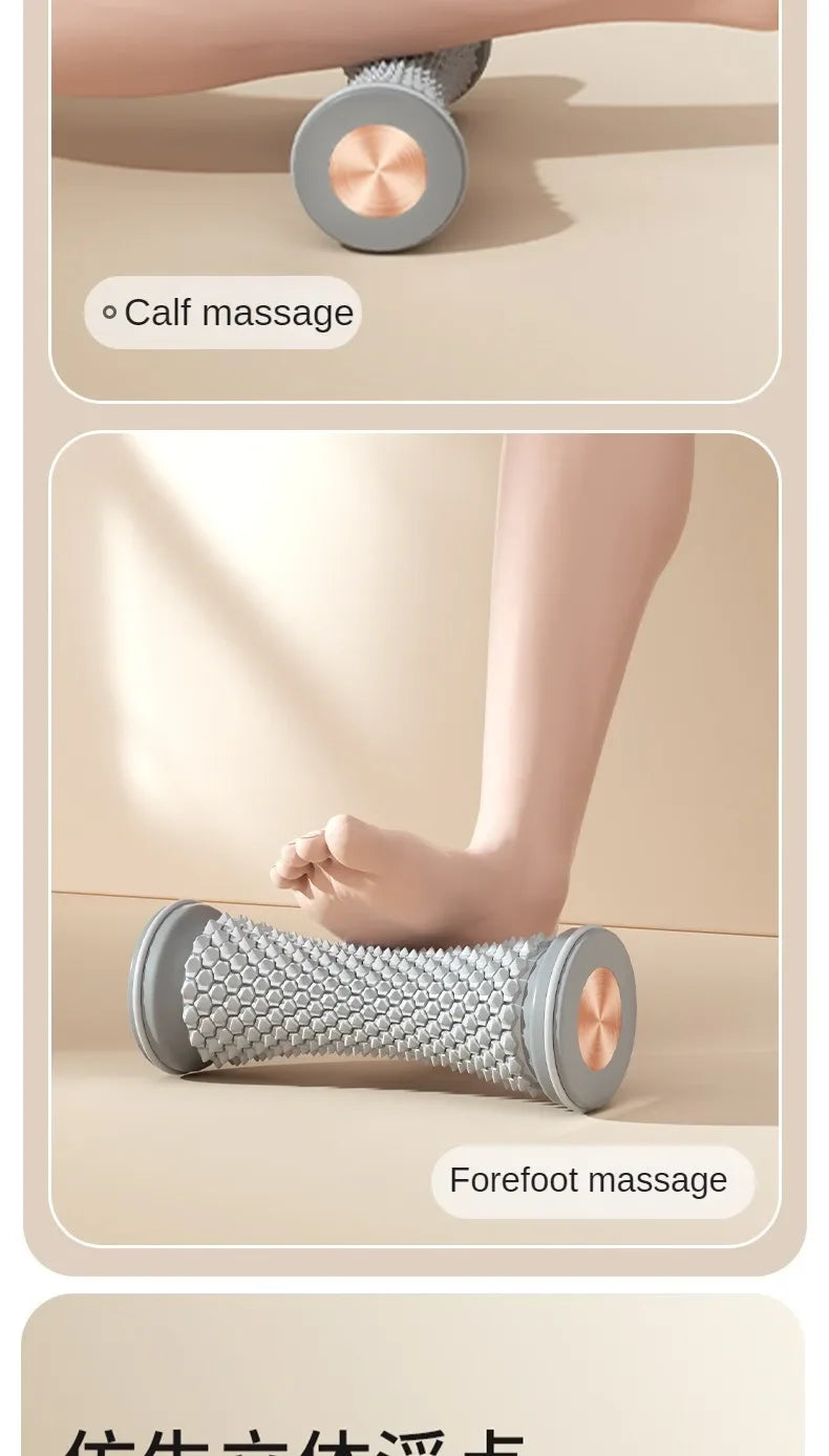 Foot Massager Massage Roller Yoga Massage Ball Plantar Fascia Roller Muscle Relaxation Care Plastic Manual Mini Foot Massager